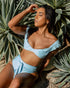 Light Blue Magic High Waist Bikini